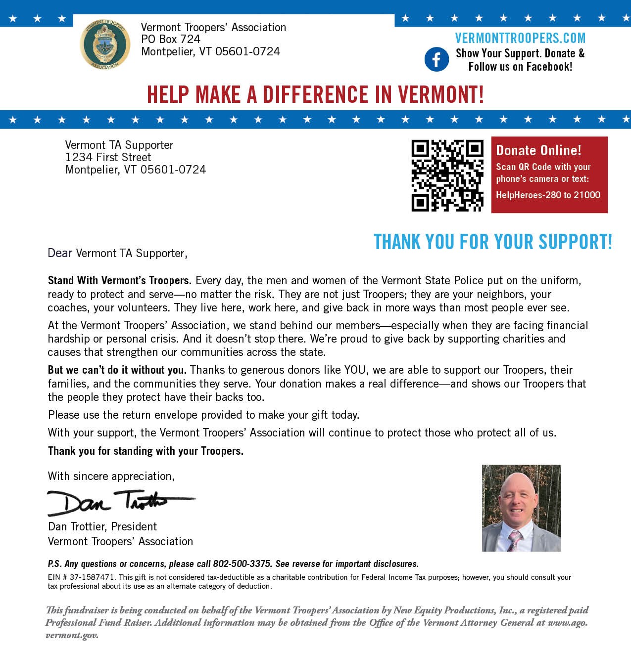 Donation Letter